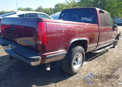 1998 Chevrolet C1500 Fleetside из США, поврежденный, VIN 2GCEC19R0W1140647